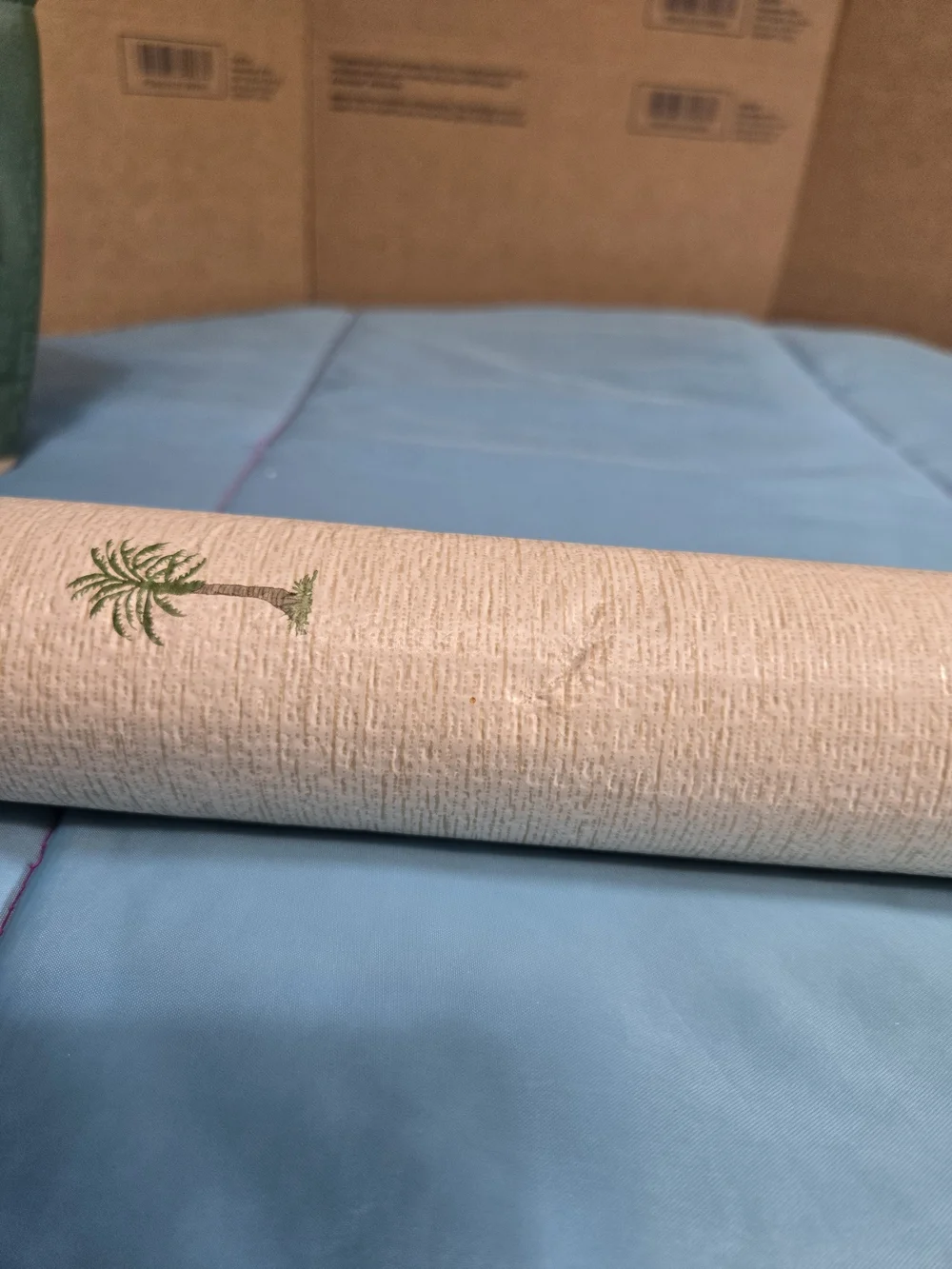 Vtg Duck Brand Smooth Top Slide Grip Easy Line Palm Tree 20